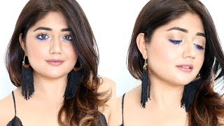 TUTORIAL  Pop of Blue  Summer Makeup  corallista [upl. by Mixam]