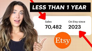 Why these 5 Brand New Etsy Shops Have done Over 45k Sales [upl. by Bluefarb]