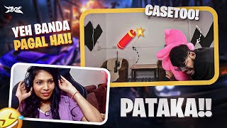 The most screamed ​⁠​⁠​⁠YouTubercasetooop Reacting on Casetoo Crate Opening reaction girlgamer [upl. by Husha]