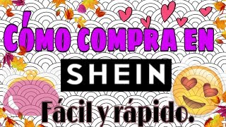 CÓMO COMPRAR EN SHEIN ⭕FÁCIL Y RÁPIDO💵 [upl. by Aitret]