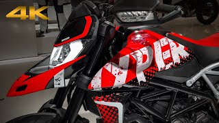 2023 Ducati Hypermotard 950 RVE  Walkaround  Specifications  EICMA 2022  4K [upl. by Tomkins578]