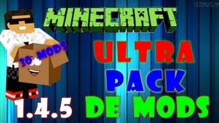 Ultra Pack de Mods  Minecraft 145 30 mods [upl. by Riabuz476]