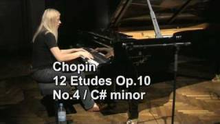 Valentina Lisitsa  Hannover rehearsals  Chopin Etude Op10 no4 [upl. by Onahpets]