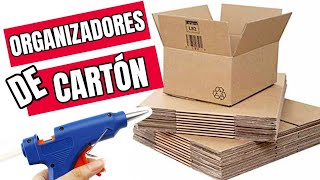 3 Ideas De Organizadores Hechos Con cartón Muy Útiles Y Fáciles De Hacer [upl. by Portwine]