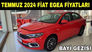 FİAT EGEA SEDAN FİYAT LİSTESİ  TEMMUZ 2024 FİAT EGEA FİYATLARI  fiategea egeasedan [upl. by Nolad]