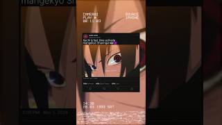 Itachi is fast time activate mangekyo Sharingan anime narutoshippuden itachi uchiha shorts [upl. by Greyso48]