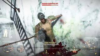 Fallout 4  Killing Raiders in Dunwich Borers in Very Hard Part 1 [upl. by Bigg]