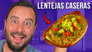 Cómo hacer las MEJORES LENTEJAS CASERAS  Receta Fácil [upl. by Esta720]