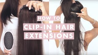 How to Clip In Luxy Hair Extensions [upl. by Philender512]