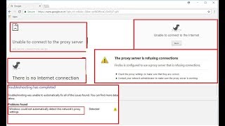 How to Fix All Internet Proxy Server Errors in Windows 1087 [upl. by Gnohp]