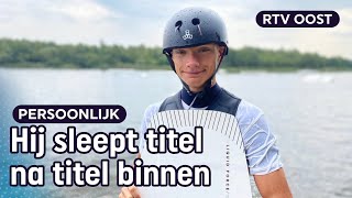 Is Lucas 15 de beste wakeboarder in Nederland  RTV Oost [upl. by Iblehs]