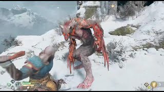 God of War Wulver fight [upl. by Ainoyek]