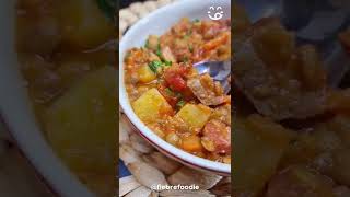 RECETA GUISO DE LENTEJAS CON TODO 😍  FIEBRE FOODIE [upl. by Akcinahs]