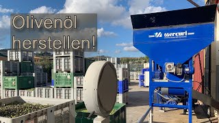 🍶 Olivenöl herstellen  So wirds gemacht [upl. by Eenram]