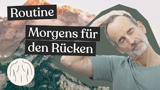 Rückenschmerzen ➡️ Die 10 Minuten Rücken Übungen Routine für jeden Morgen  Schmerzen unterer Rücken [upl. by Haziza880]