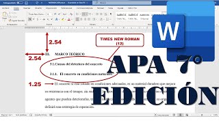 Normas APA 7ma edición en Word BIEN EXPLICADO [upl. by Elton689]