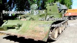 Bergepanzer T55 TK mit Planierschild und Rammsporn HD [upl. by Haerr]