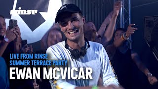 Ewan McVicar  Live From Rinse Summer Terrace Party 2024 [upl. by Normac25]