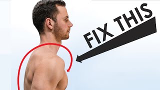 How to Fix Rounded Shoulders  Science Based Routine 21 Studies [upl. by Giardap]