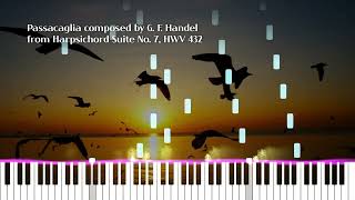 Passacaglia Handel  Halvorsen  Piano MIDI [upl. by Cul51]