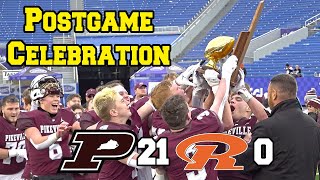 Pikeville Football Celebrates Third Straight State Championship Win  Kentucky High School Football [upl. by Maillw493]