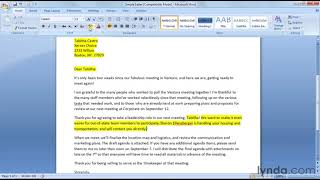 Word Tutorial  How to prepare a Mail Merge letter [upl. by Ellicott657]