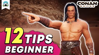 12 Beginner Tips  Getting started in Conan Exiles  Conan Exiles 2023 [upl. by Fons]