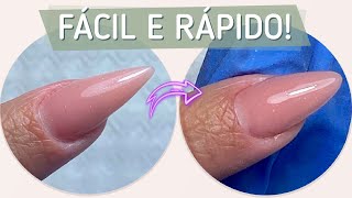 TRANSFORMANDO UNHAS STILETTO EM ALMOND l PRATICANDO COM A GRAZI [upl. by Nonnahsed]