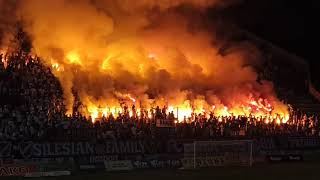 SK Sigma Olomouc vs FC Baník Ostrava 17 September 2021 Pyro  Support [upl. by Ajiak]