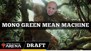 MONO GREEN MEAN MACHINE  Arena Cube Draft  MTG Arena [upl. by Cost]