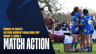 HIGHLIGHTS  Rhinos Women vs Giants Women [upl. by Jermain842]