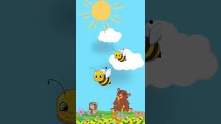 The Bee Go Buzzing  Bee Buzz Song  Save the Bees  Super Simple Song  Viral Short [upl. by Lynnell432]