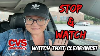 CVS STOP amp WATCH VIDEO  WATCH THAT CLEARANCE [upl. by Krissy]