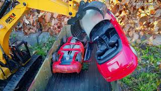 Huina FM 1580 V4 Full Metal RC Excavator  Car graveyard Part 6 🚗🏴‍☠️ [upl. by Grassi]