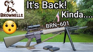 Brownells BRN601 Retro Rifle Is Kinda Back😃 VERY Cool Rifle [upl. by Schwitzer]