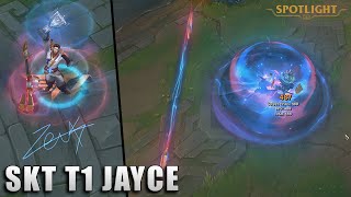 SKT T1 Jayce  Skin Spotlight PREVIA [upl. by Airamas]