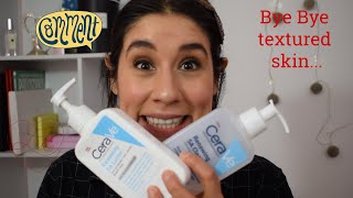 CeraVe Salicylic Acid Renewing Cleanser ampS A Lotion REVIEW Rough Bumpy Acne Textured skin [upl. by Ahsyt]