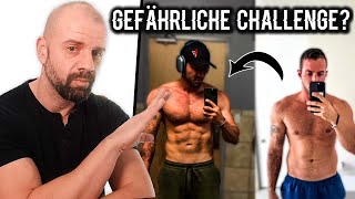 Vorsicht Gefahr für Eure Gesundheit Doktor bewertet Christian Wolfs Body Transformation Challenge [upl. by Sirapal]