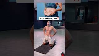 3 Seated Exercises to Target Muffin Top homeworkout absworkout losebellyfat [upl. by Farlay]