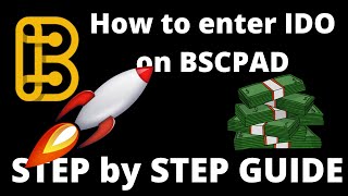 BSCPAD how to enter IDO complete walkthrough [upl. by Enitsrik]