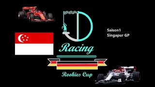 JDR Rookies Cup ll Saison 1 Rennen 7 Singapur GP live🔴 [upl. by Aicats]