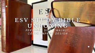 ESV Study Bible Personal Size Unboxing [upl. by Jewell]