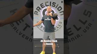 Kettlebell Complex  Every 40 Seconds  Row Clean Snatch kettlebellworkout [upl. by Roth]