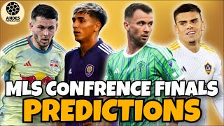 MY MLS CONFERENCE FINALS PREDICTIONS [upl. by Schilling]