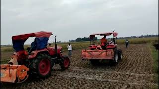 Massey 254 Dynatrack 4wd vs Mahindra 585 yuvo tech plus 4wd [upl. by Eiwoh]