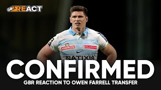 GBR React to Owen Farrells confirmed move to Racing 92 178 [upl. by Odnamla183]