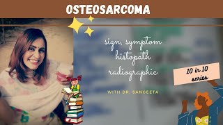 osteosarcoma lecture I oral pathology lectures [upl. by Yhprum]