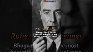 Famous Scientist Quotes on Hinduism😲🤯 Albert Einstein on Bhagvad Gita 😲🤔 Robert Oppenheimer [upl. by Ajnin]