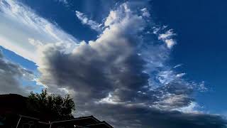 Windy Altocumulus lenticulares Waves Incoming dust Sunset [upl. by Adnek581]