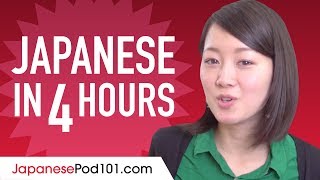 Learn Japanese in 4 Hours  ALL the Japanese Basics You Need [upl. by Hama]